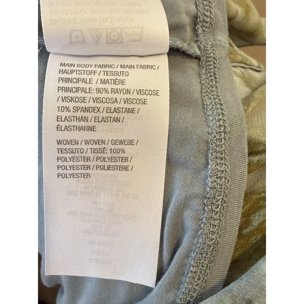 LOGO by Lori Goldstein Rayon 230 Cardigan with‎ Printed Trim Gray Size Small - Picture 6 of 7